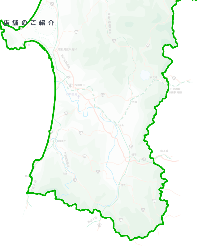 秋田県マップ